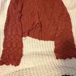 Shyanne Terracotta Knit Cardigan